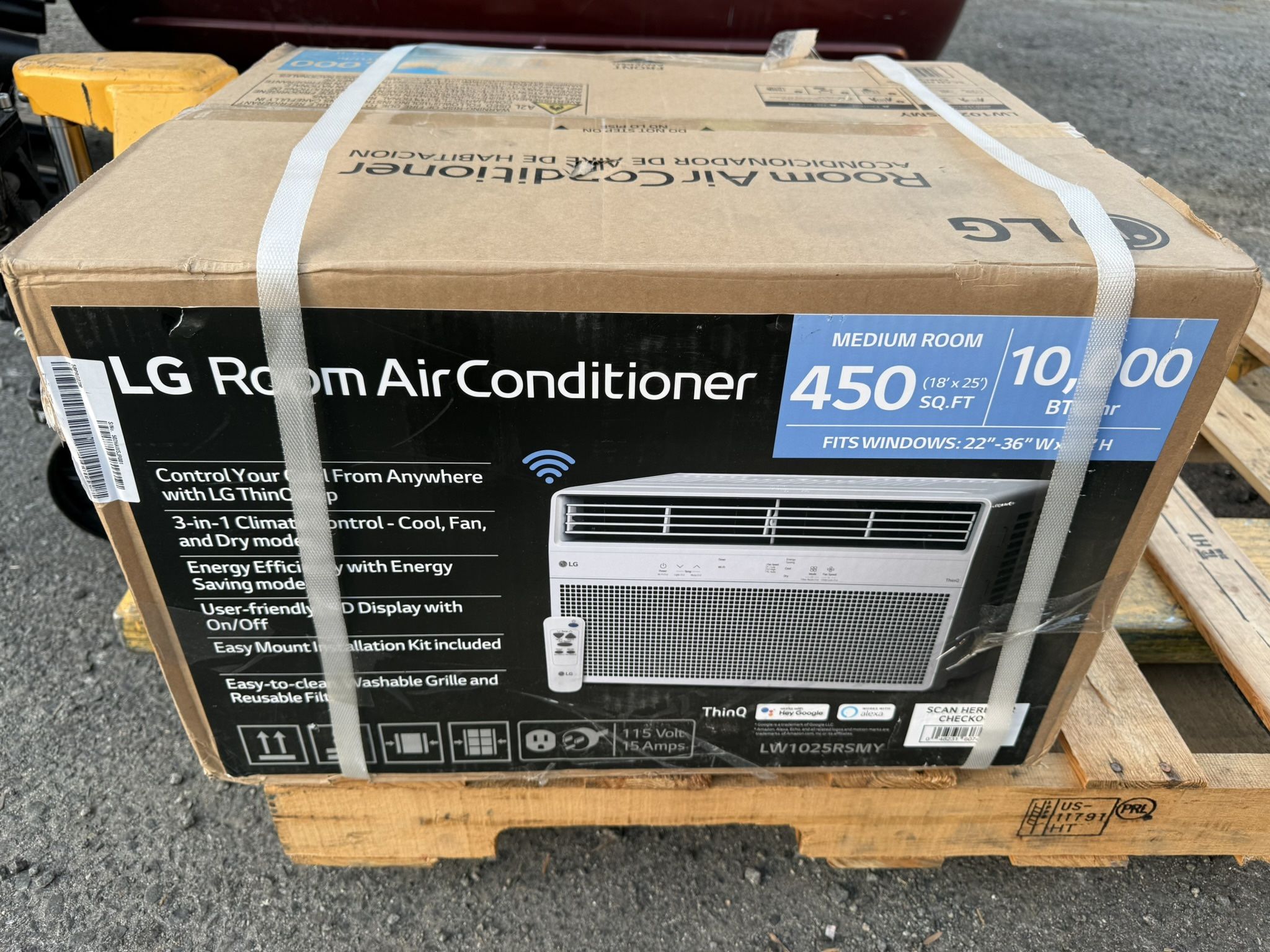 LG 10,000 (DOE) BTU 115-Volts Window Air Conditioner