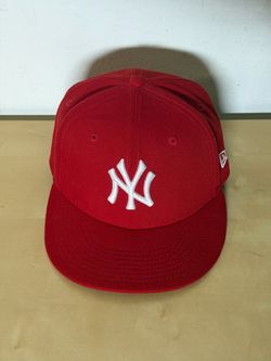 New Era 59FIFTY New York Yankees Basic Red Fitted Hat 7 1/8 MLB
