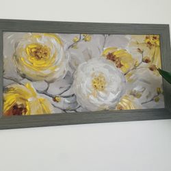 (FREE DELIVERY)57”30” Heavy LARGE Wood Art 
