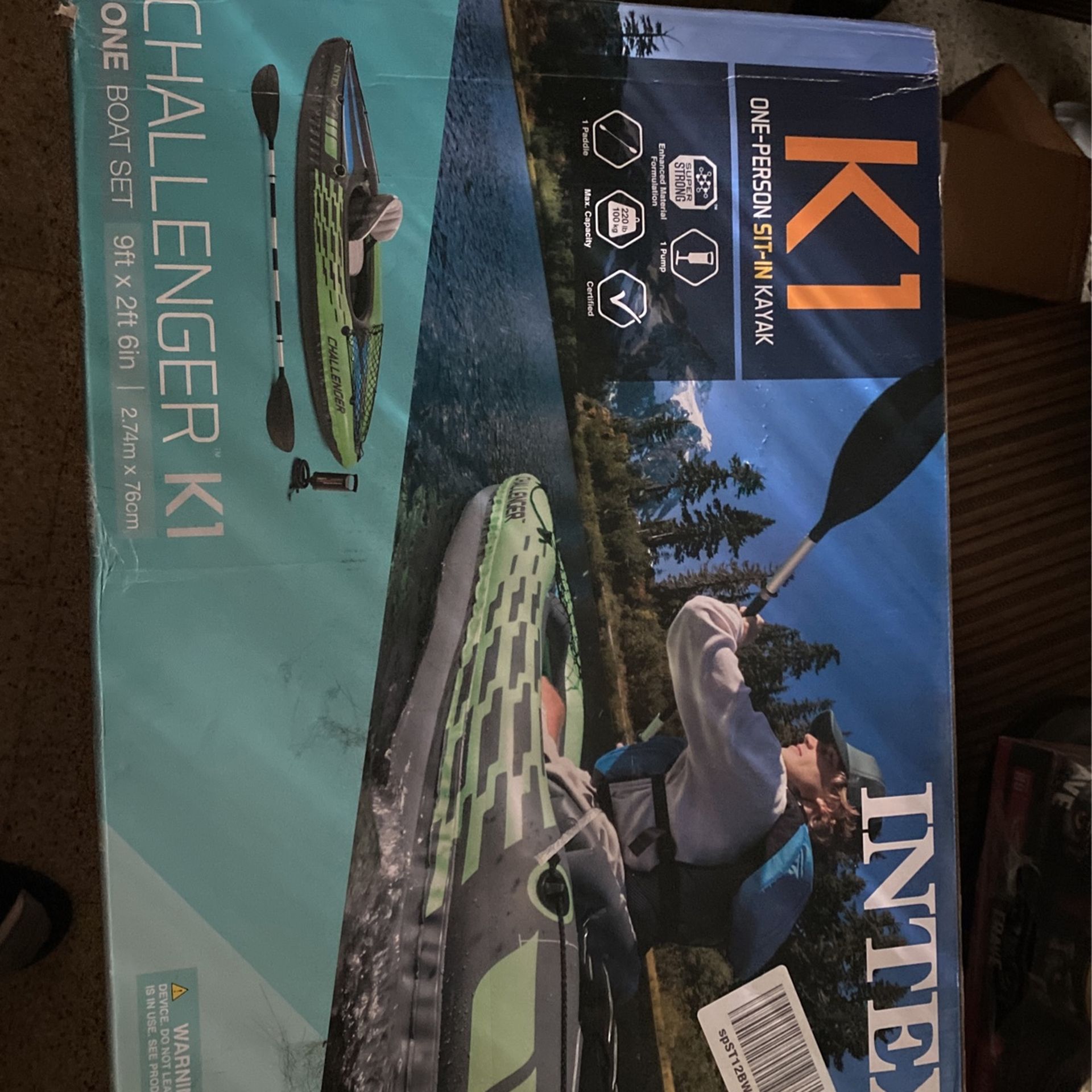 Intex K1 sit-in Kayak