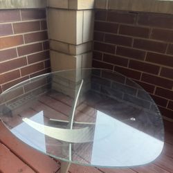 90 % off Antique Tempered Glass Coffee Table 