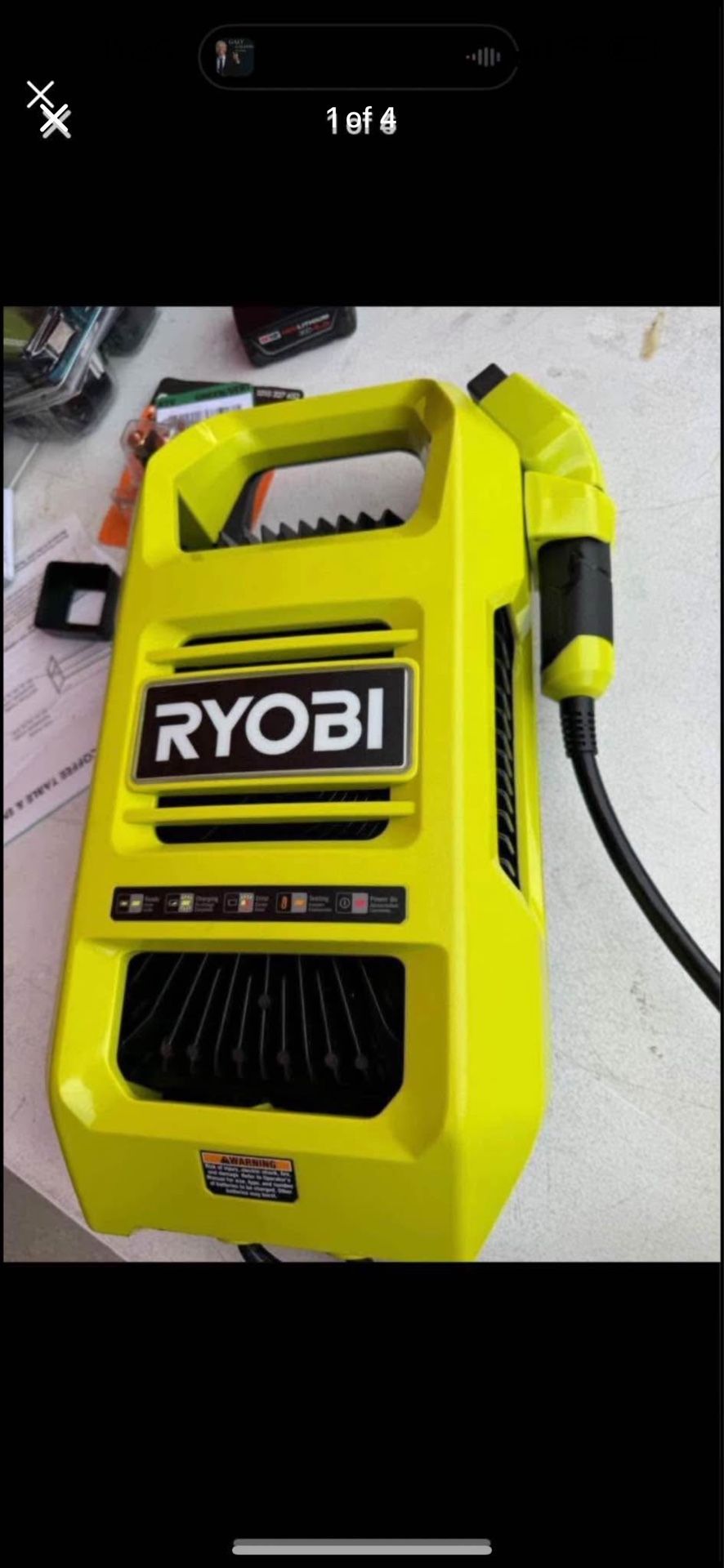 RYOBI 80-Volt Lithium-lon Charger