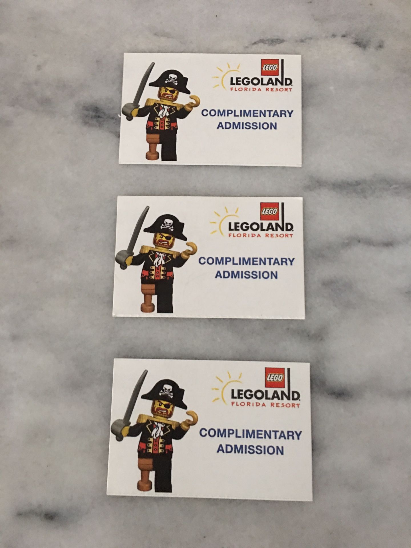 3 Legoland Florida Park And Water Park Tickets