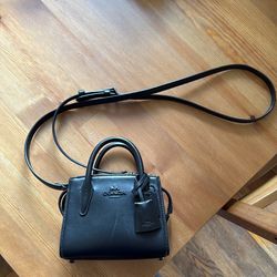 Coach mini Andrea black crossbody