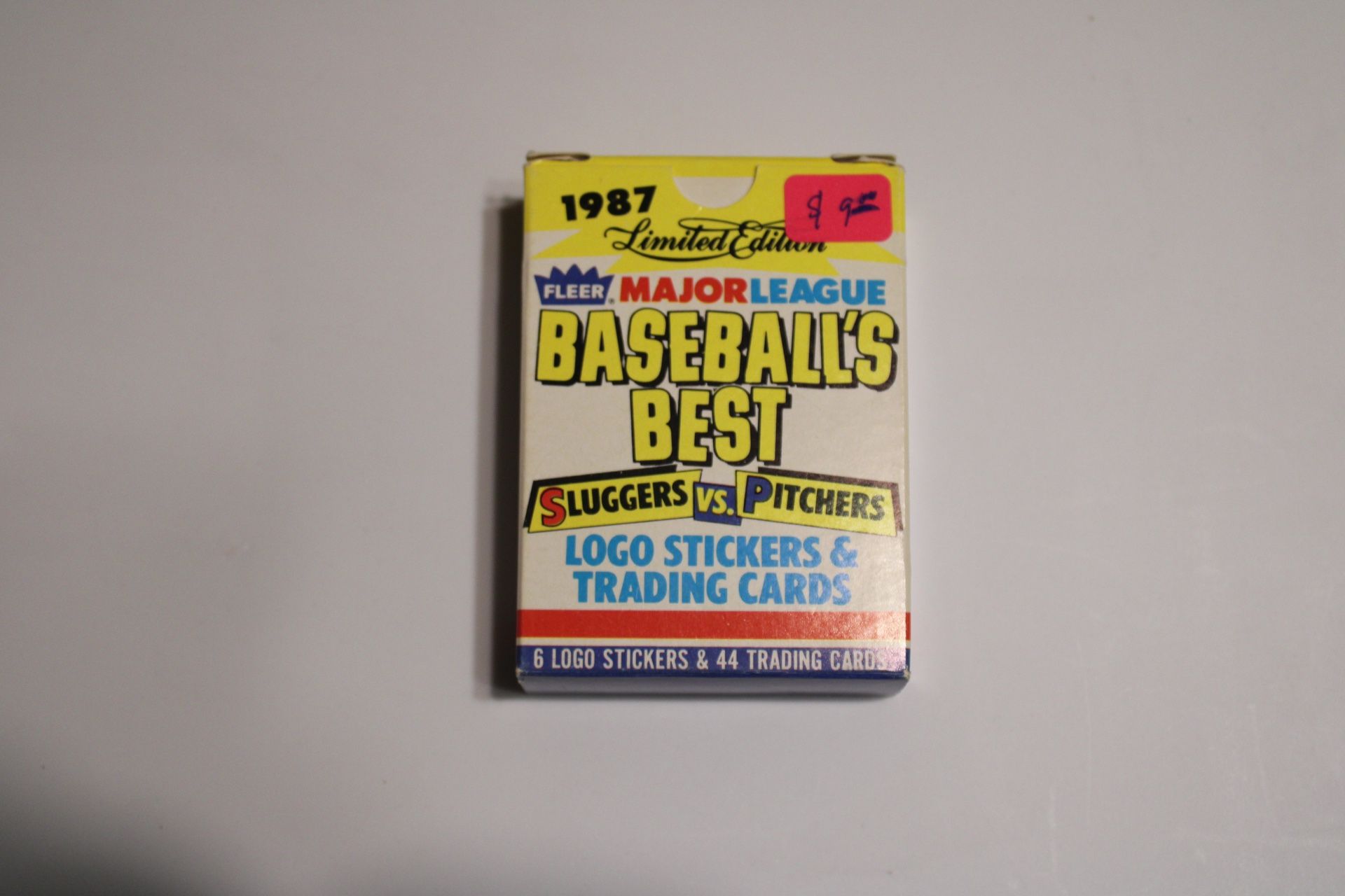 1987 Fleer Limited Edition Baseball Best Sluggers Vs. Pitchers Complete Card Set