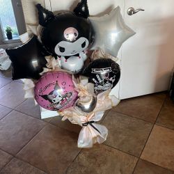 Kuromi Birthday Balloon Bouquet Spiderman