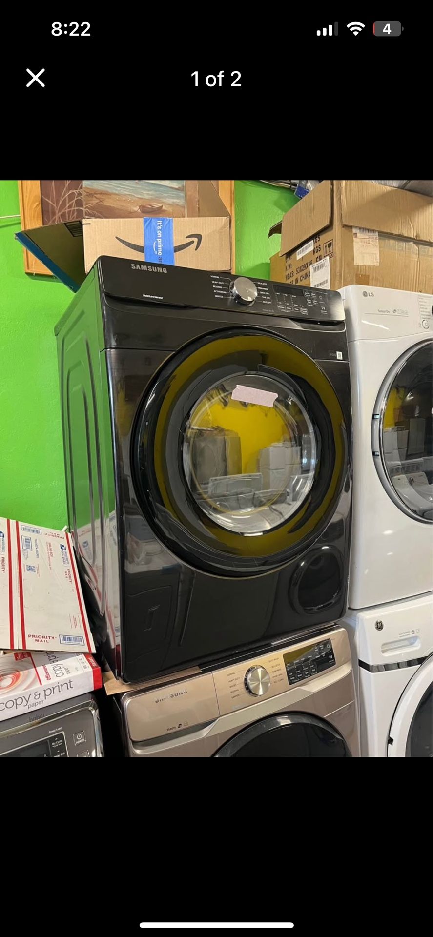 Samsung Electric Dryer Like New💢💢 Secadora Marca Samsung Como Nueva