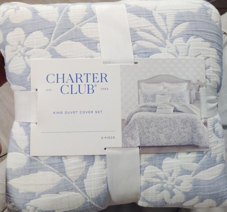 3 Piece King Duvet Cover Set New