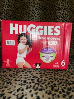 Box of 48 Huggies little movers size 6 $20 firm on price