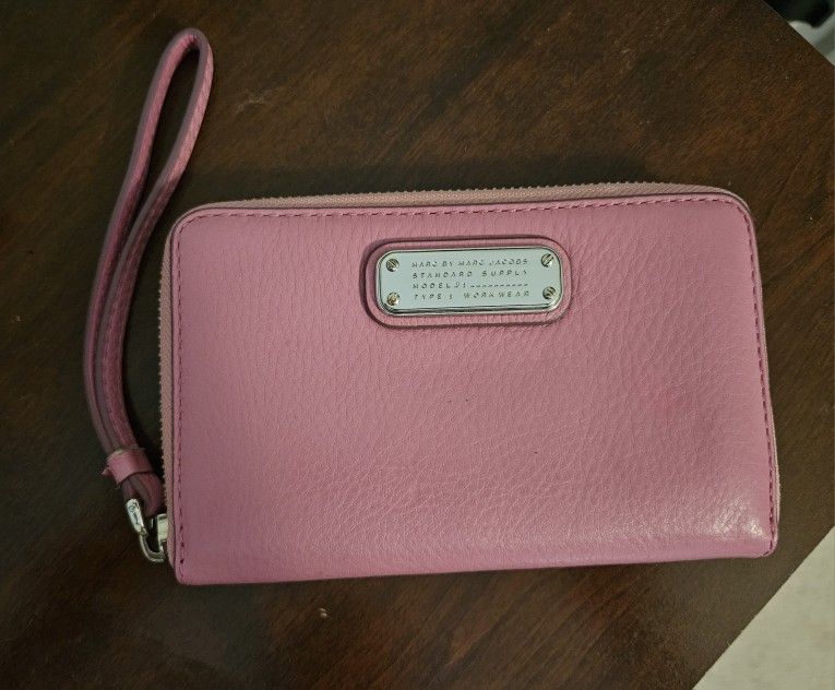 Marc By Marc Jacobs Pink Wristlet 