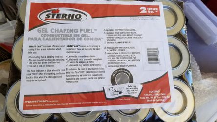 Sterno gel chafing fuel