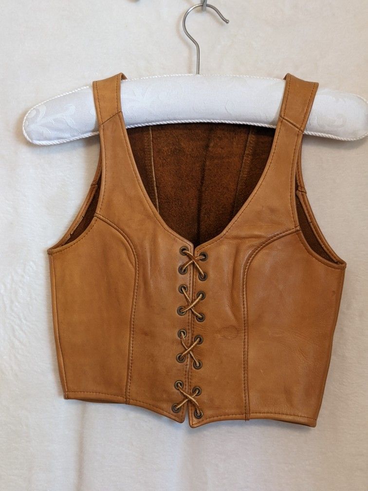 Vintage Leather Bodice 