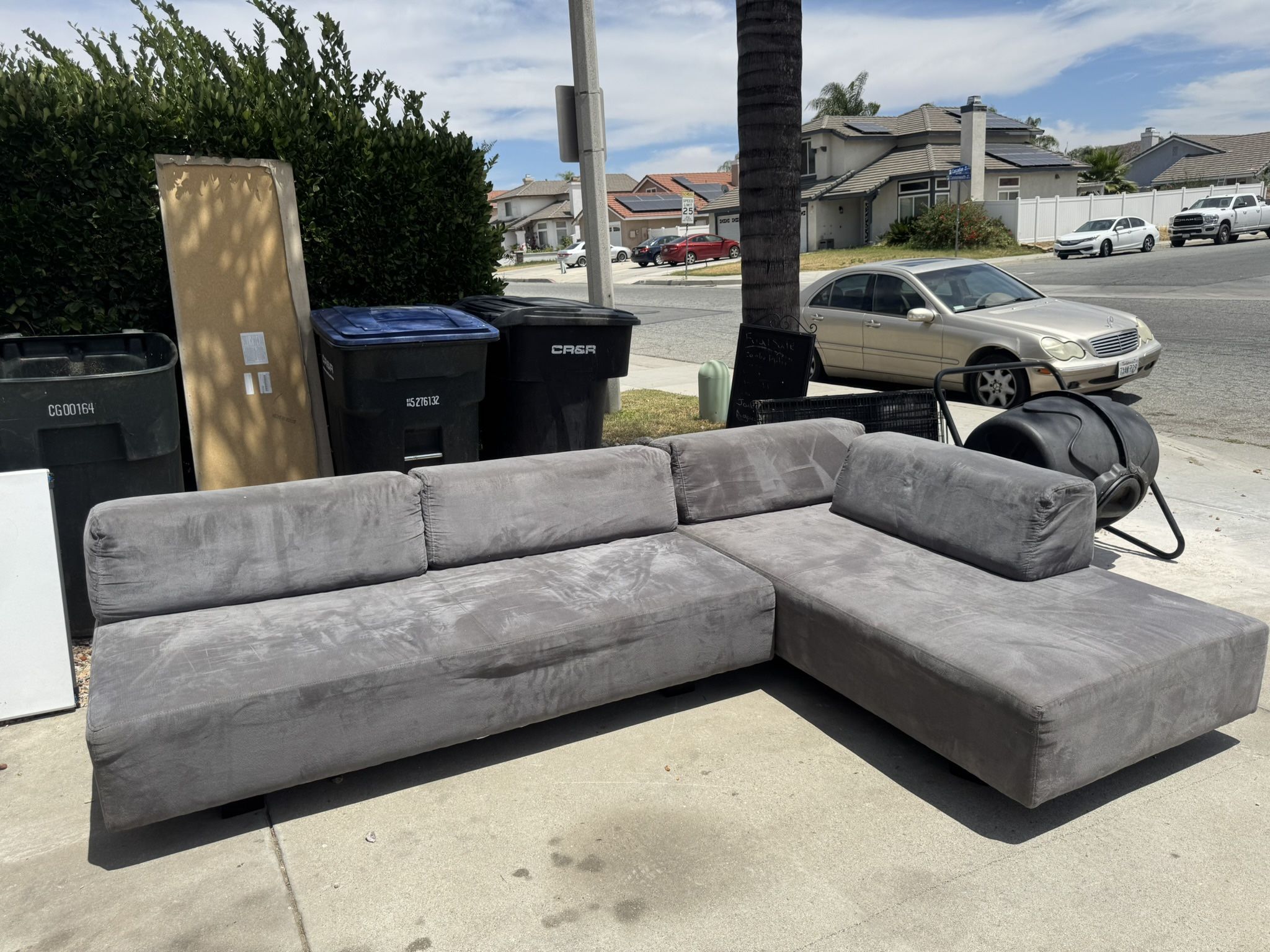 Nice Grey Modern Sectional