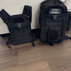 Tactical Baby Gear Diaper Bag And Baby Carrier