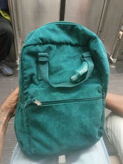 King corduroy backpack