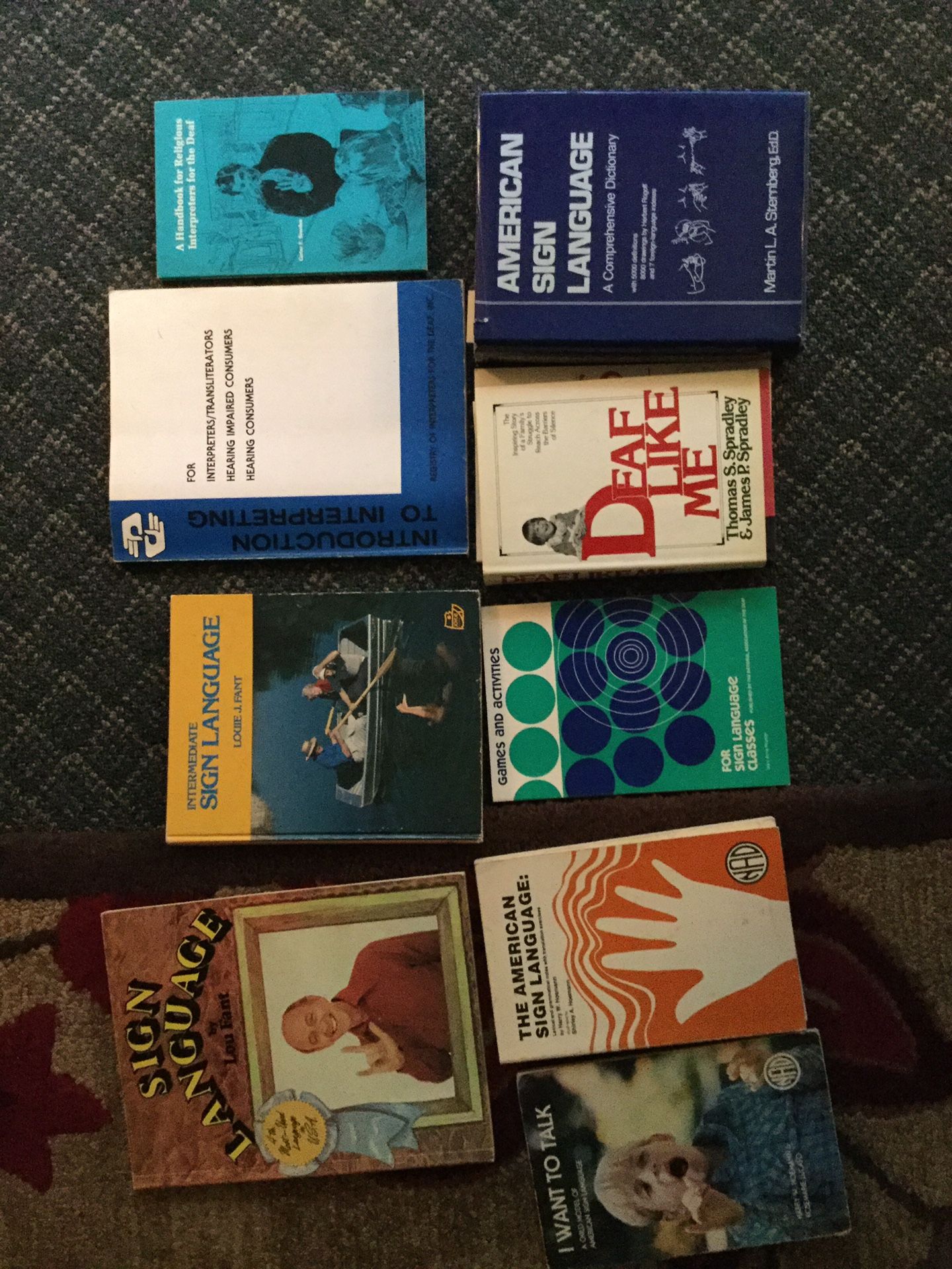 Sign Language Books/ Interpreting