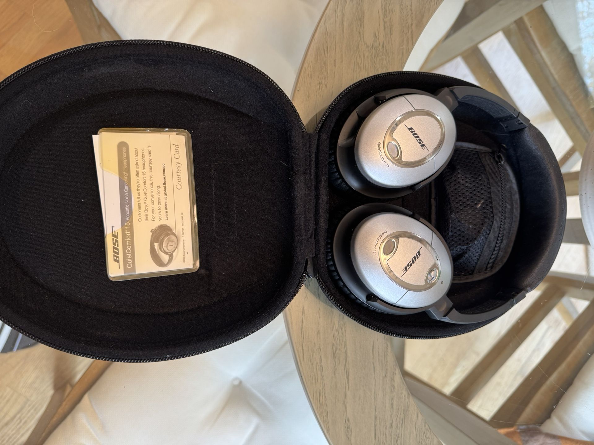 Bose Quiet Comfort 15 Headphones 