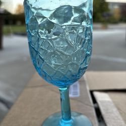 Blue Art Glass Vintage