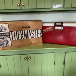 Antique Thermaster Aluminium Ice Chest/Cooler 