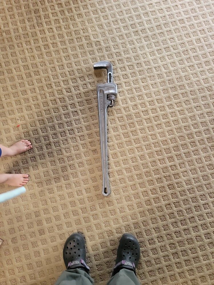Used Rigid 36 Inch Aluminum Pipe Wrench