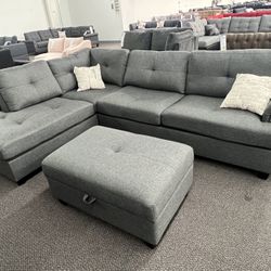 Sectional Sofa With Bench