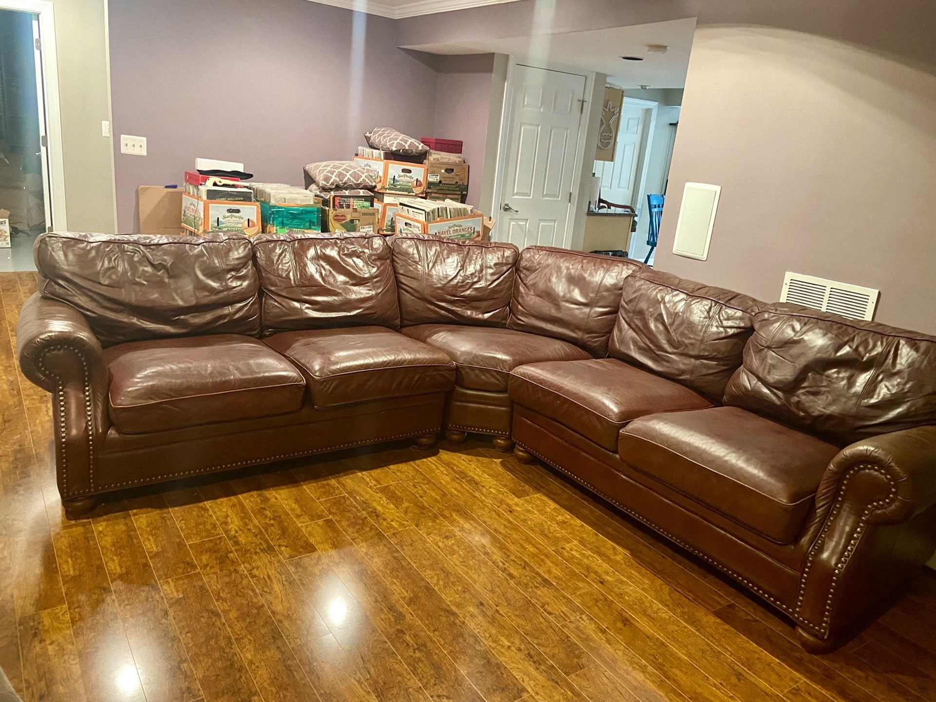 Top Grain Leather Sofa / Couch