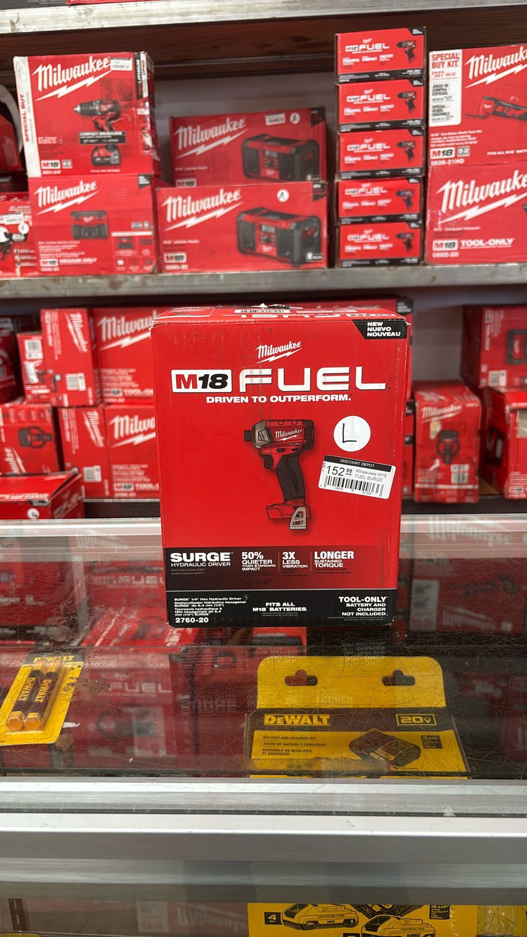 Milwaukee M18 FUEL SURGE 18-Volt Lithium-Ion Brushless Cordless 1/4 in. Hex Impact Driver (Tool-Only)