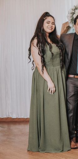 Olive Green Dress