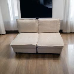 Beige Modulat 2 Piece Couch