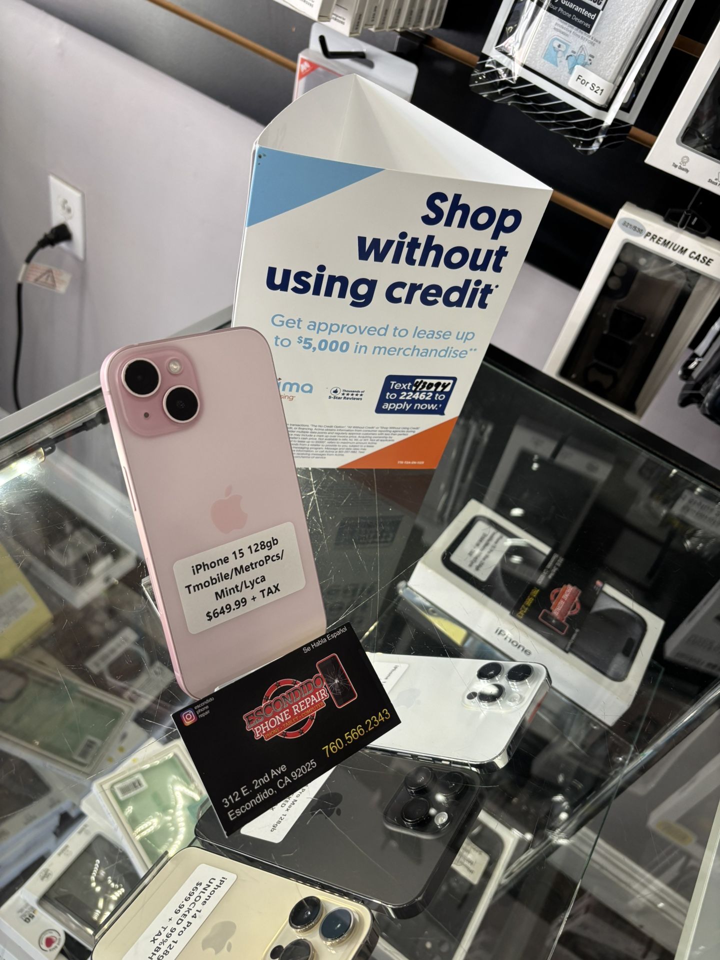 iPhone 15 128gb Excellent Condition T-Mobile/MetroPcs/Mint/Lyca