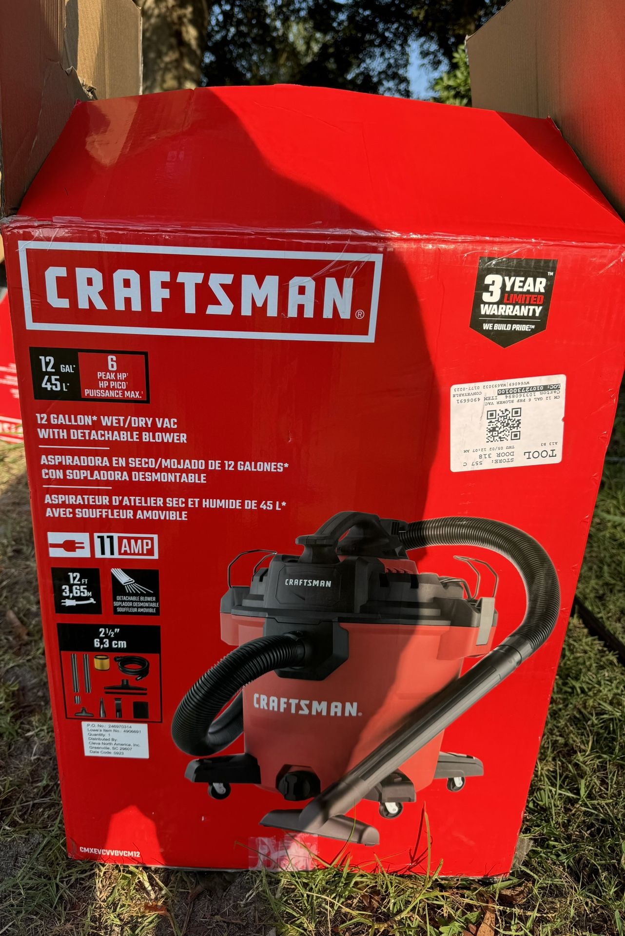 Wet/dry Craftsman