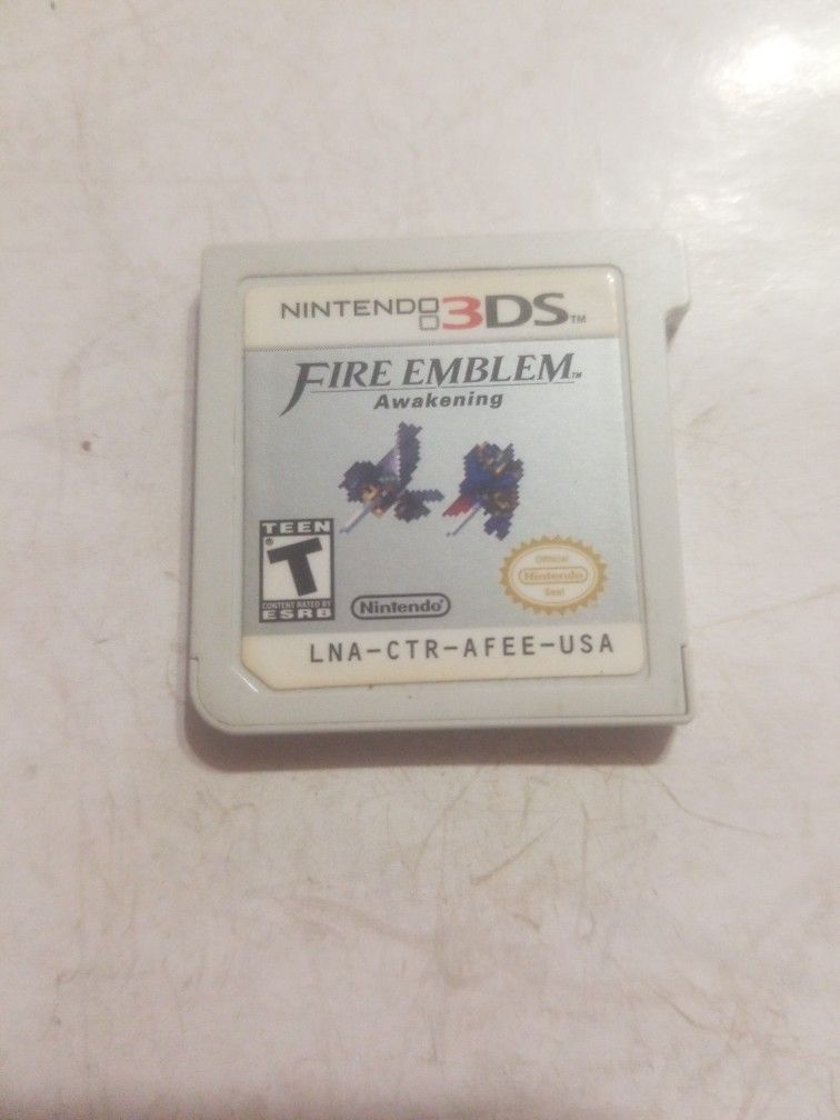 Nintendo 3DS game fire emblem awakening use No case