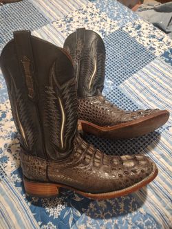 Vaccarri Alligator boot 10ee