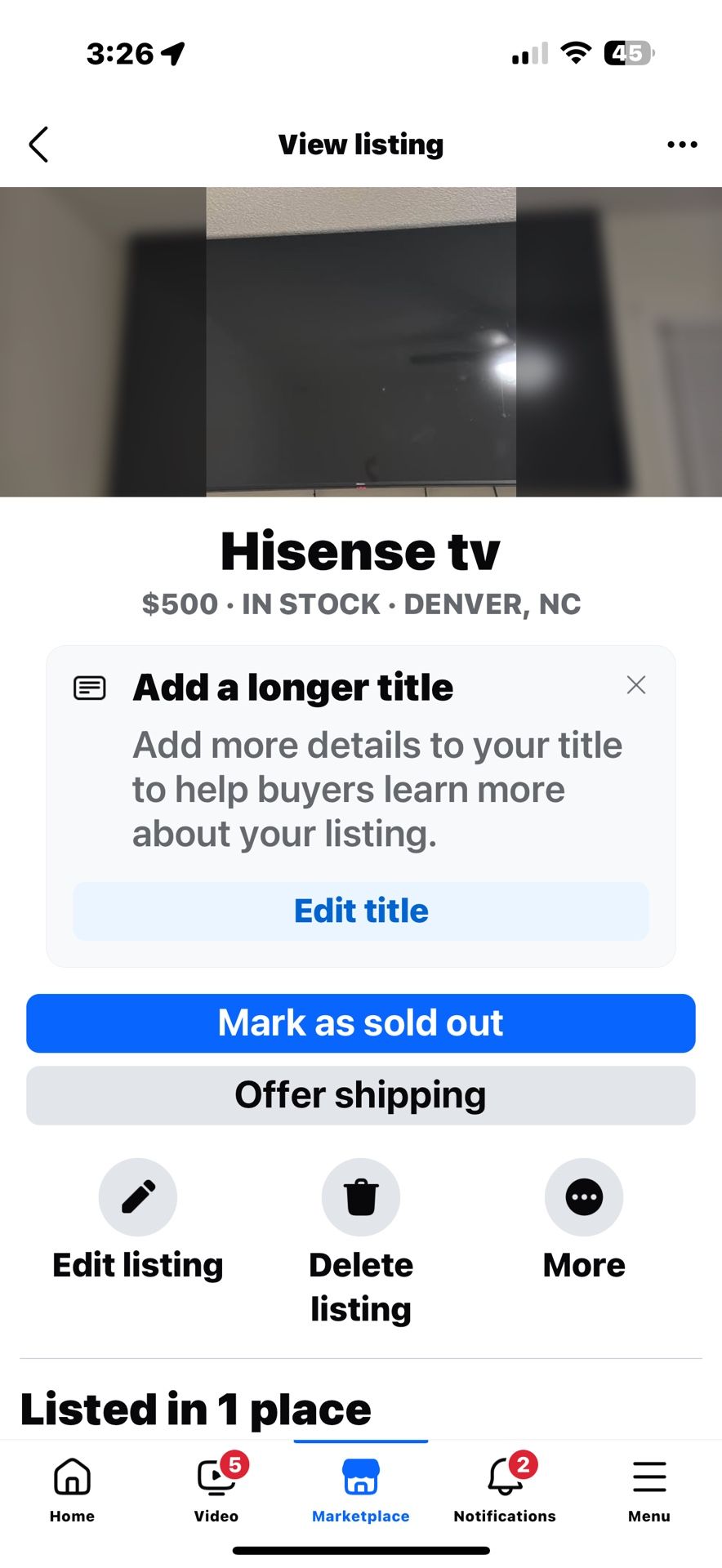 Hisense Tv