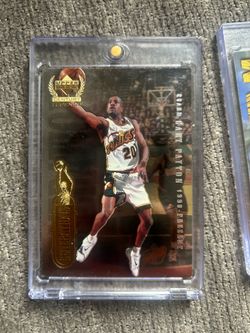 Gary Payton mis print with Isaiah Thomas 1999