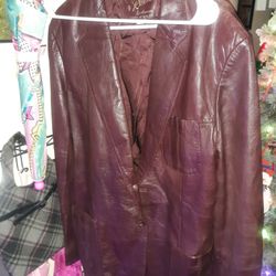 Vintage Reeds Leather Jacket 