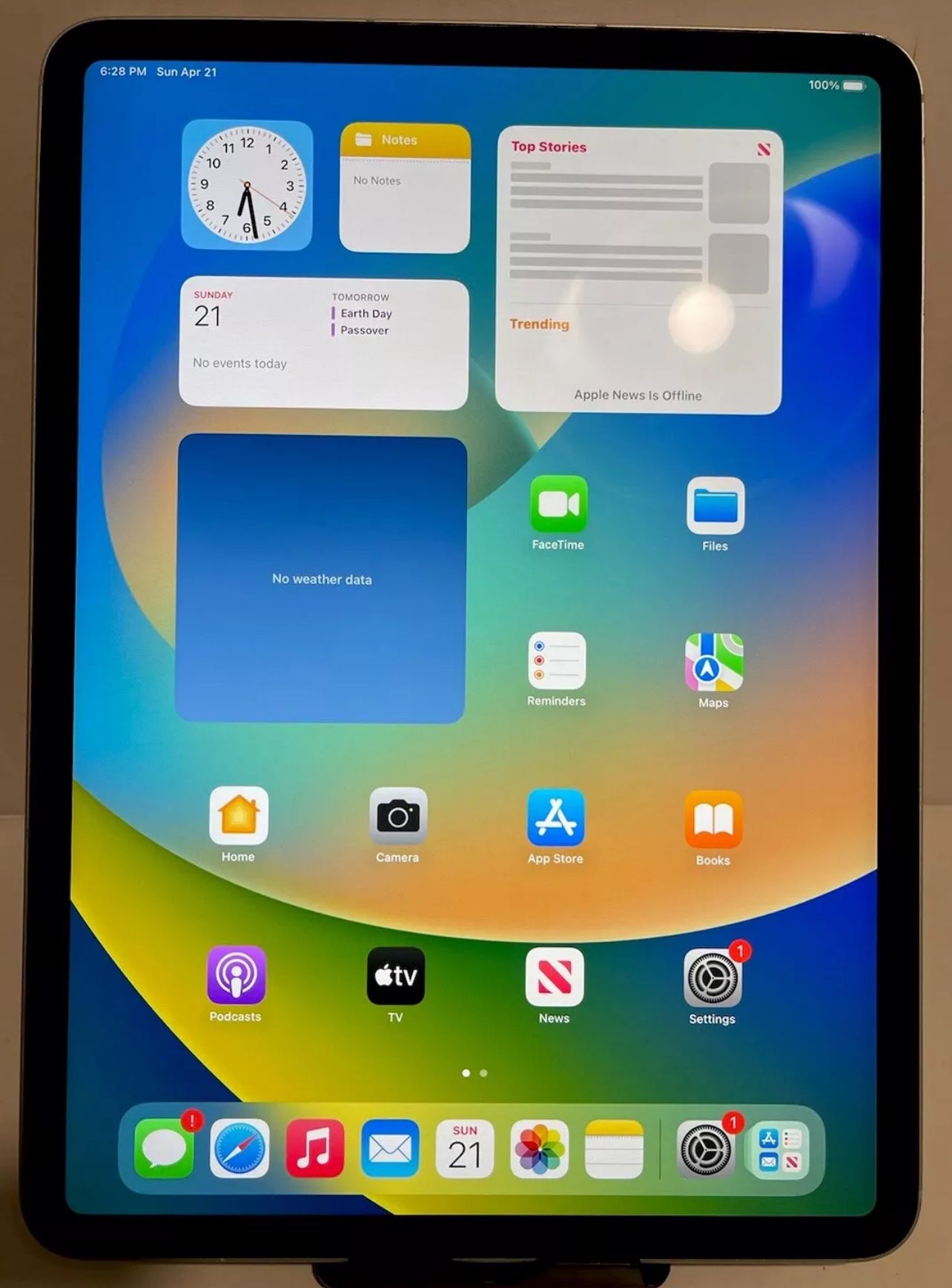 Apple iPad Pro 11" 3rd Gen 128GB Silver, Wi-Fi + Cellular