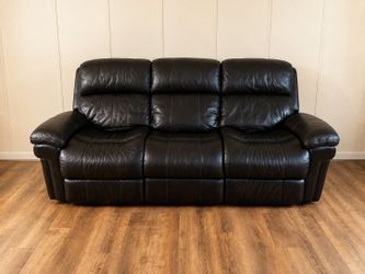 Leather sofas