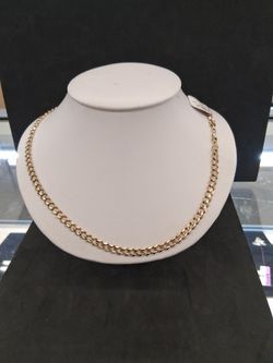 Mens 14k, 28.9g, 22" yellow gold necklace