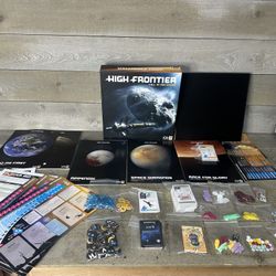 High Frontier 4 All Board Game Complete Plus Race For Glory Race To Mars Add On