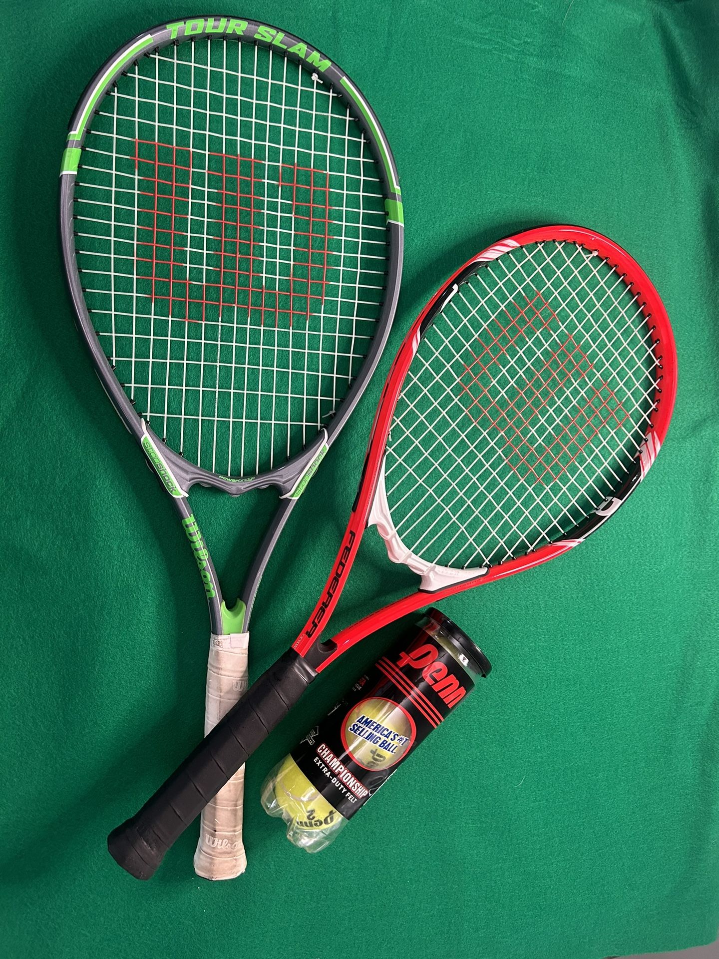 Tennis Rackets And Balls