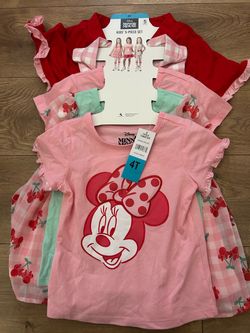 Disney Minnie Mouse Kids 5-Piece Set 4T $12 firm