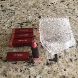 4 New Covergirl Lipsticks 