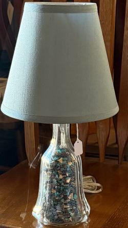 Custom Crystal Bell Glass Bottle Lamp