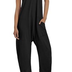 Jumpsuits for Women Casual Summer Outfits Rompers Comfy Beach Vacation Trendy Overalls Jumpers Fashion Clothes  Size: M, L, XL  Brand New 