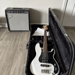 Fender Squire P Bass And Amp