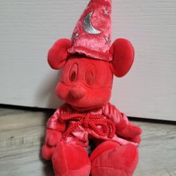 Disney Parks Ink and Paint Mystery Sorcerer Mickey Plush - RED - Plush Only”
