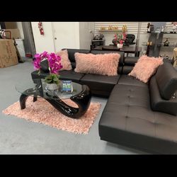 New Leatherette Sectional Available In 4color