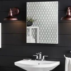 Kohler Verdera 20 in. W x 26 in. H Rectangular Aluminum Medicine Cabinet with Mirror