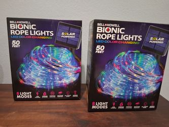 Solar string lights. 50ft...$15 each box! FIRM